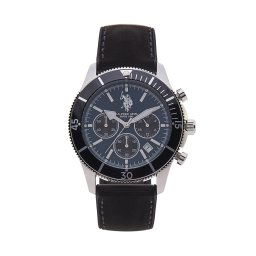 Часовник U.S. Polo Assn. Alexandre USP7225BL Черен