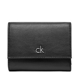 Малък дамски портфейл Calvin Klein Ck Daily Medium Trifold_Pbl K60K612851 Черен
