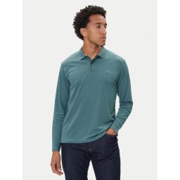 Jack & Jones Тениска с яка и копчета Crodney 12259645 Син Regular Fit