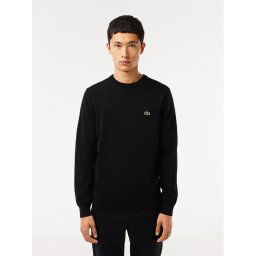 Lacoste Пуловер AH1985 Черен Regular Fit