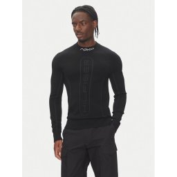 Tommy Hilfiger Тениска с дълъг ръкав F1 Movie MW0MW41383 Черен Slim Fit