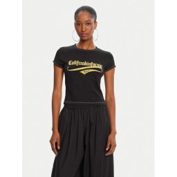 Juicy Couture Тишърт JCNCT225460 Черен Regular Fit