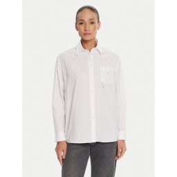 Liu Jo Риза UF5240 T039A Бял Regular Fit
