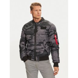 Alpha Industries Яке бомбър 138116C Черен Regular Fit