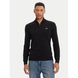 Lacoste Пуловер AH1980 Черен Classic Fit
