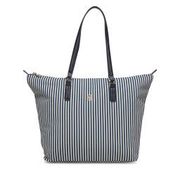 Дамска чанта Tommy Hilfiger Poppy Summer Tote AW0AW17203 Тъмносин