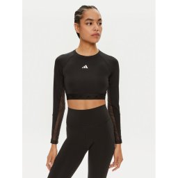 adidas Тениска от техническо трико Hyperglam Training IN6773 Черен Slim Fit