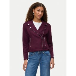 Vero Moda Яке от имитация на кожа Jose 10300938 Виолетов Regular Fit