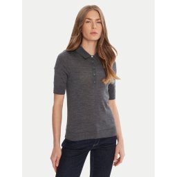 BOSS Пуловер Fidenka 50545015 Сив Regular Fit