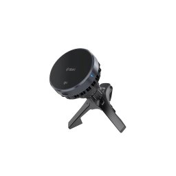 Стойка за кола ttec AirCharger Drive Pro Qi2/MagSafe 15W Wireless Fast Charger/In-Car Phone Holder with Cooling Techn. - Черна