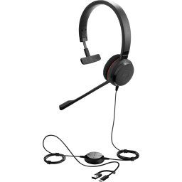 Jabra Evolve 30 II За Едно Ухо / Моно Microsoft Teams