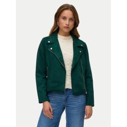 Vero Moda Яке от имитация на кожа Jose 10300938 Зелен Regular Fit