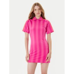 adidas Ежедневна рокля Football Inspired Graphic JW6013 Розов Regular Fit