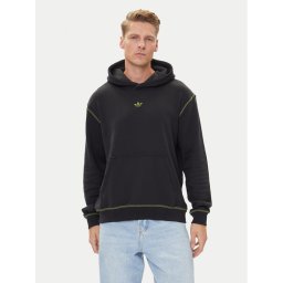 adidas Суитшърт Distressed Graphic JY2730 Черен Loose Fit