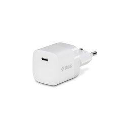 Зарядно 220V ttec SmartCharger GAN 20W PD Travel Fast Charger - Бяло