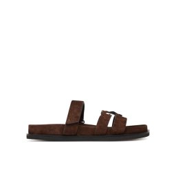 Tory Burch Чехли Ines Sport Slide 163481 Кафяв