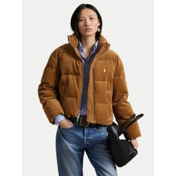 Polo Ralph Lauren Пухено яке 211971178002 Кафяв Relaxed Fit