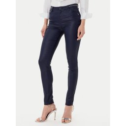 Morgan Текстилни панталони 212-PALONA Тъмносин Slim Fit