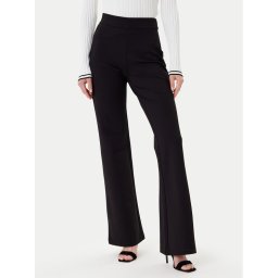 DKNY Текстилни панталони P2JKTO68 Черен Flare Fit