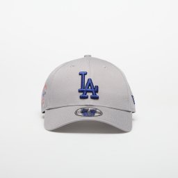 Шапка New Era Los Angeles Dodgers 9FORTY Side Patch Adjustable Cap Gray Universal