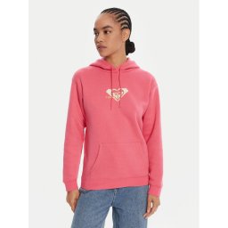 Roxy Суитшърт ERJFT05028 Розов Regular Fit