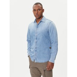 G-Star Raw дънкова риза D27681-D252 Светлосиньо Slim Fit