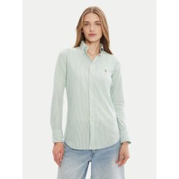 Polo Ralph Lauren Риза 211910131011 Зелен Classic Fit