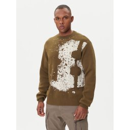 G-Star Raw Пуловер Sprayed 89 D27772-D488 Зелен Relaxed Fit
