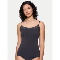 Triumph топ Feel Of Modal 10221654 Сив Slim Fit