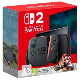 Конзола Nintendo Switch 2 + Mario Kart World, черна
