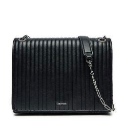Дамска чанта Calvin Klein Mini Line Quilt Shoulder Bag K60K613080 Черен