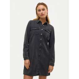 Vero Moda Дънкова рокля Jennie 10310968 Черен Regular Fit