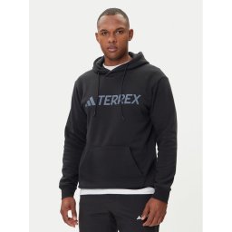 adidas Суитшърт Terrex Multi Large Logo IZ3305 Черен Regular Fit