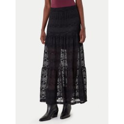 ONLY Макси пола Luna 15353206 Черен Regular Fit