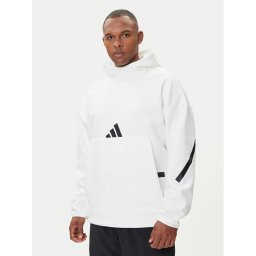 adidas Суитшърт Z.N.E. JF2454 Бял Loose Fit