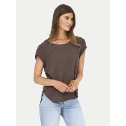 ONLY Блуза Vic 15142784 Кафяв Regular Fit
