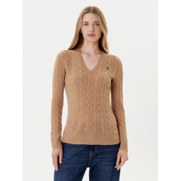 Polo Ralph Lauren Пуловер 211971866002 Бежов Slim Fit