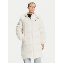 Calvin Klein Jeans Пухено яке Essential LV047D502G Бежов Regular Fit