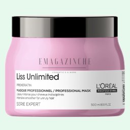 L'Oréal Profesionnel Изглаждаща маска за суха и неуправляема коса с кератин 500 мл. Serie Expert Liss Unlimited ProKeratin mask