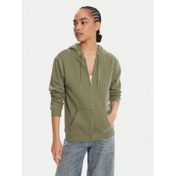 Roxy Суитшърт Surf Stoked Zipped Brushed ERJFT05022 Зелен Regular Fit