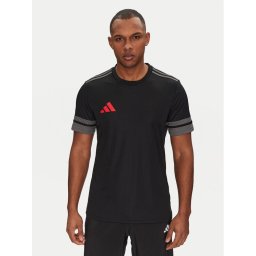 adidas Тениска от техническо трико Squadra 25 Jersey JN4450 Черен Slim Fit
