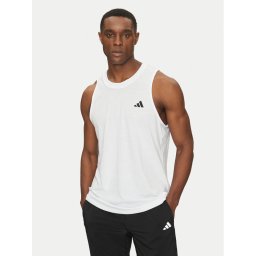 adidas Мъжки топ Train Essentials Feelready Training Tank Top IC6947 Бял Slim Fit