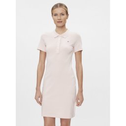 Tommy Hilfiger Ежедневна рокля 1985 WW0WW37853 Розов Slim Fit