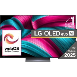 Телевизор LG OLED65C51LA, 65" UHD OLED evo, 4K (3840 x 2160), DVB-C/T2/S2, Full Cinema Screnn, Alpha 9 AI 4K Gen8, 120Hz Native