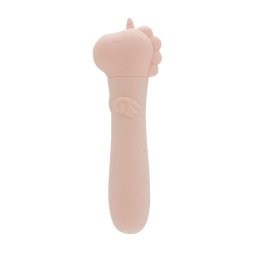 Unihorn USB Bullet вибратор със стимулиране на клитора Heart Throb 11.5 см