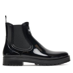 Гумени ботуши HUGO Tabita Rain Bootie 50498397 Черен