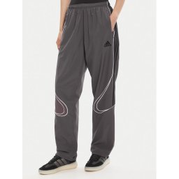 adidas Долнище анцуг Teamgeist adicolor JW5870 Сив Loose Fit