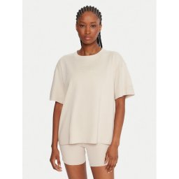 Reebok Тишърт RK25315CCW Бежов Regular Fit