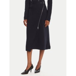 BOSS Миди пола Feliora 50542878 Тъмносин Regular Fit