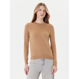 BOSS Пуловер Ferpina 50544987 Бежов Slim Fit